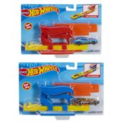 Pista de Percurso Com Carrinho - Hot Wheels - Lançador de Bolso - Modelos Sortidos - Mattel