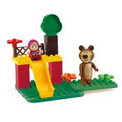 Blocos de Montar e Mini Figuras - Marsha e o Urso - Parque com Jardim - Monte Líbano