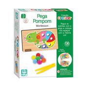 Jogo Educativo Pega Pom Pom Montessori Nig - 0461