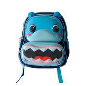 Mochila Escolar Infantil tubarão azul