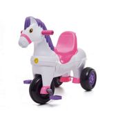 Triciclo Infantil Passeio e Pedal Cavalinho Potó - Rosa - Calesita