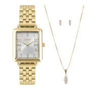Relógio Condor Feminino Ref: Co2035njn/k4k Dourado + Semijóia