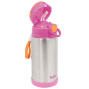 Copo Térmico Parede Dupla 400 ml Rosa Buba