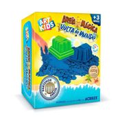 Brinquedo Areia Mágica Volta Ao Mundo Partenon 400g Art Kids