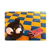 Mouse Pad Xadrez Tecido 220x180x2mm MP-2218E Exbom