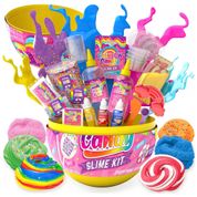 Kit de Slime Sensorial Divertido de Doces e Arco-íris para Crianças de 7 Anos ou Mais, GirlZone