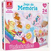 Jogo da Memória Unicórnios - Brincadeira de Criança