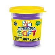 MASSA DE MODELAR SOFT POTE 500G VIOLETA ACRILEX