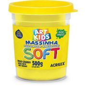 MASSA DE MODELAR SOFT POTE 500G AMARELO LIMAO ACRILEX