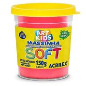 Massa de Modelar Soft Acrilex Vermelho 150g