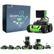 Kit de construção de Robô de Programação 6 em 1 com Controle Remoto 233 Peças, Robobloq Qoopers