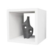 Nicho Decorativo Organizador Mdf Branco Quadrado Médio