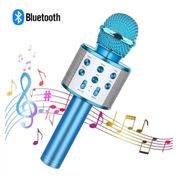 Microfone Infantil Star Voice Karaoke Bluetooth Azul - Zoop Toys