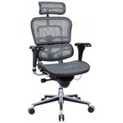 Cadeira de Escritório Executiva Ergonômica Giratória e Ajustável com Apoio 3D, ERGOHUMAN ME7ERG GREY, Cinza