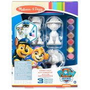 Kit Artesanato Patrulha Canina Pinte e Decore os Personagens, MELISSA DOUG 33265, Azul