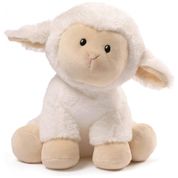 Pelúcia Cordeiro Dilly Dally para Crianças Maiores de 1 Ano, GUND 4052988, Branco