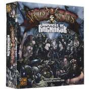 Jogo de Estratégia Martelos de Ragnarok 2 a 6 Jogadores, Para Maiores de 12 Anos, CMON RB026, Preto