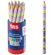 LAPIS DE COR RAINBOW PASTEL JUMBO MULTICOLORIDO - 1UN - TRIS