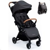 Carrinho de Bebe Spark Plus Fechamento Automatico Compacto Safety Cor:Black Graphit