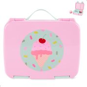 Bento Box Lancheira Escolar Infantil Skip Shop Cor:Sorvete