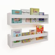 Kit 2 Prateleira para Livros Montessoriana 60cm