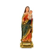 Nossa Senhora Do Rosário 22cm - Enfeite Resina - Tudo em Caixa