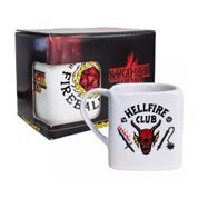 Caneca Quadrada Stranger Things Hellfire - 220ml - Clube Comix