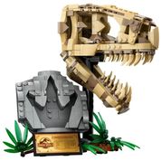 Lego Jurassic World Fósseis de Dino: Crânio de T.Rex 577 pçs