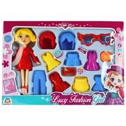 Conjunto Boneca Lucy Fashion Girl Braskit