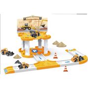 Pista Estacionamento Construção c/ 18 Peças - Wellkids