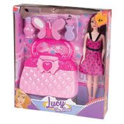 Conjunto Boneca Lucy Top Model Braskit