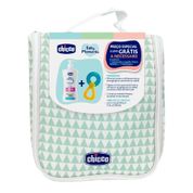 KIT BABY MOMENTS SABONETE LIQUIDO 500ML + MORDEDOR + NECESSAIRE - CHICCO