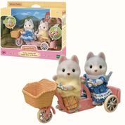 Sylvanian Families Bicicleta Dupla Irmãos Huskys 3+ Epoch