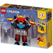 LEGO Creator 3 em 1 Super Robô 159 Peças 6+ 31124