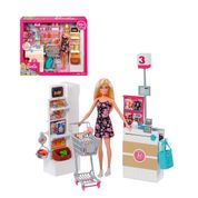 Barbie Supermercado de Luxo c/ Boneca 3+ FRP01 Mattel