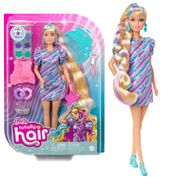 Boneca Barbie Totally Hair Vestido Estrelas 3+ HCM88 Mattel