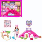 Boneca Barbie Chelsea Pista de Patinação 3+ HJY35 Mattel