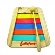 Xilofone Infantil Madeira - Pequeno - Multicolorido 100% Artesanal