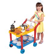 Carrinho Infantil Gourmet Com Acessórios - Cafeteria - KTA-565 - Fenix