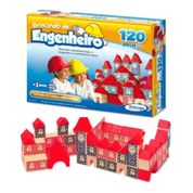 Blocos Brincando de Engenheiro 120 peças 52798 Xalingo