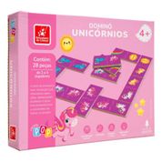 Dominó Unicórnios POP Brincadeira De Criança