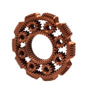 Fidget de Dedo 8 Engrenagens Spinner Anti Estresse Cor Cobre Bronze