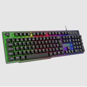 Teclado Gamer Viper PRO Semi Mecanico RGB Naja - 408  Preto  Bivolt