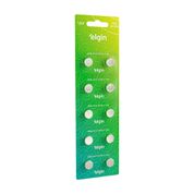 Bateria Alcalina ELGIN LR44 - Blister com 10 UNID.