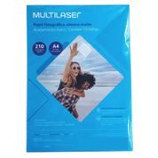 Papel Fotográfico Adesivo Matte 210G A4 com 10 Folhas - PE007