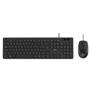 Teclado e Mouse com Fio CF300 USB 1200DPI Teclas Chocolate - TC310