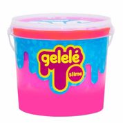 Balde de Massinha - Gelelé Slime Big - Unicórnio - Doce Brinquedo