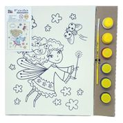 Kit Pintura Tela 25x30 cm - Fada - Kits for Kids