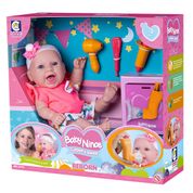 Boneca Baby Ninos Reborn Cuidar é Amar - Coleção Baby Ninos - 2498 - Cotiplás