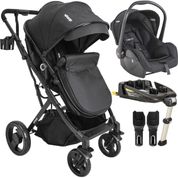 Carrinho de Bebe Bebe Conforto Base ISOFIX Kiddo Vox II Preto